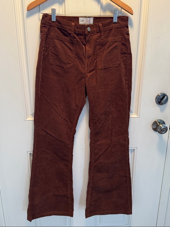 GAP Pants - GAP Brown Corduroy 70’s Flare High Rise Pants